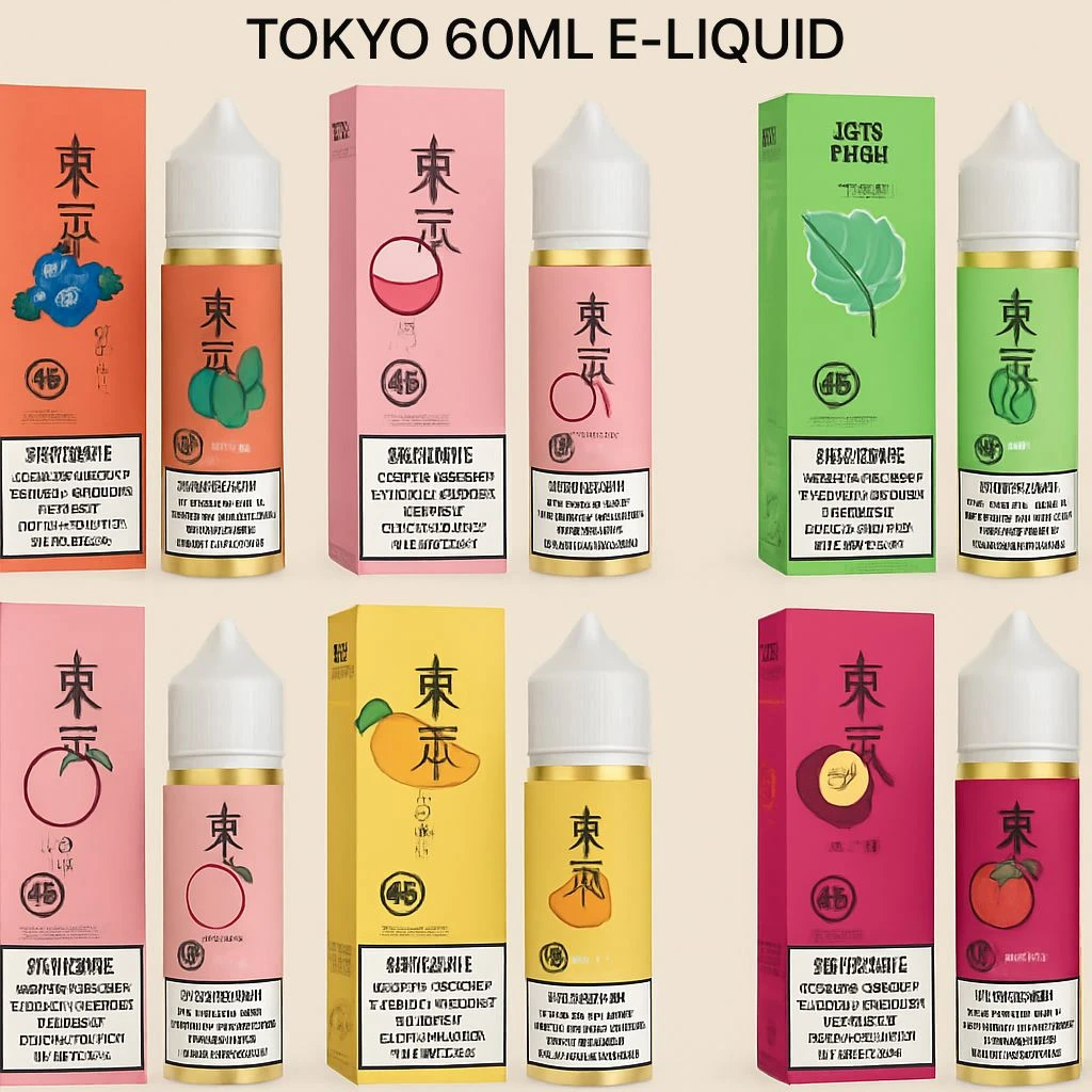TOKYO 60ML E-LIQUID ALL FLAVORS