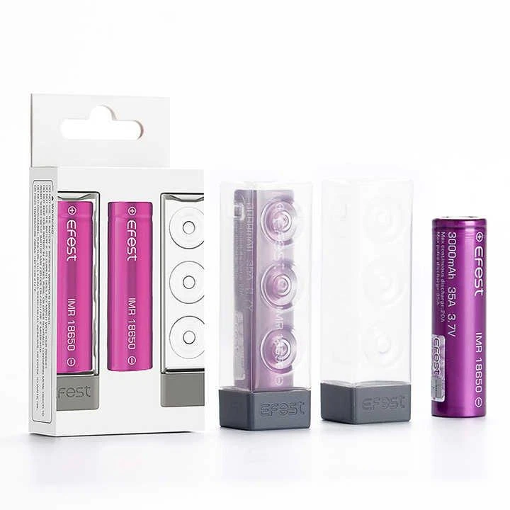 EFEST 18650 3000mAh 35A FLAT TOP BATTERY